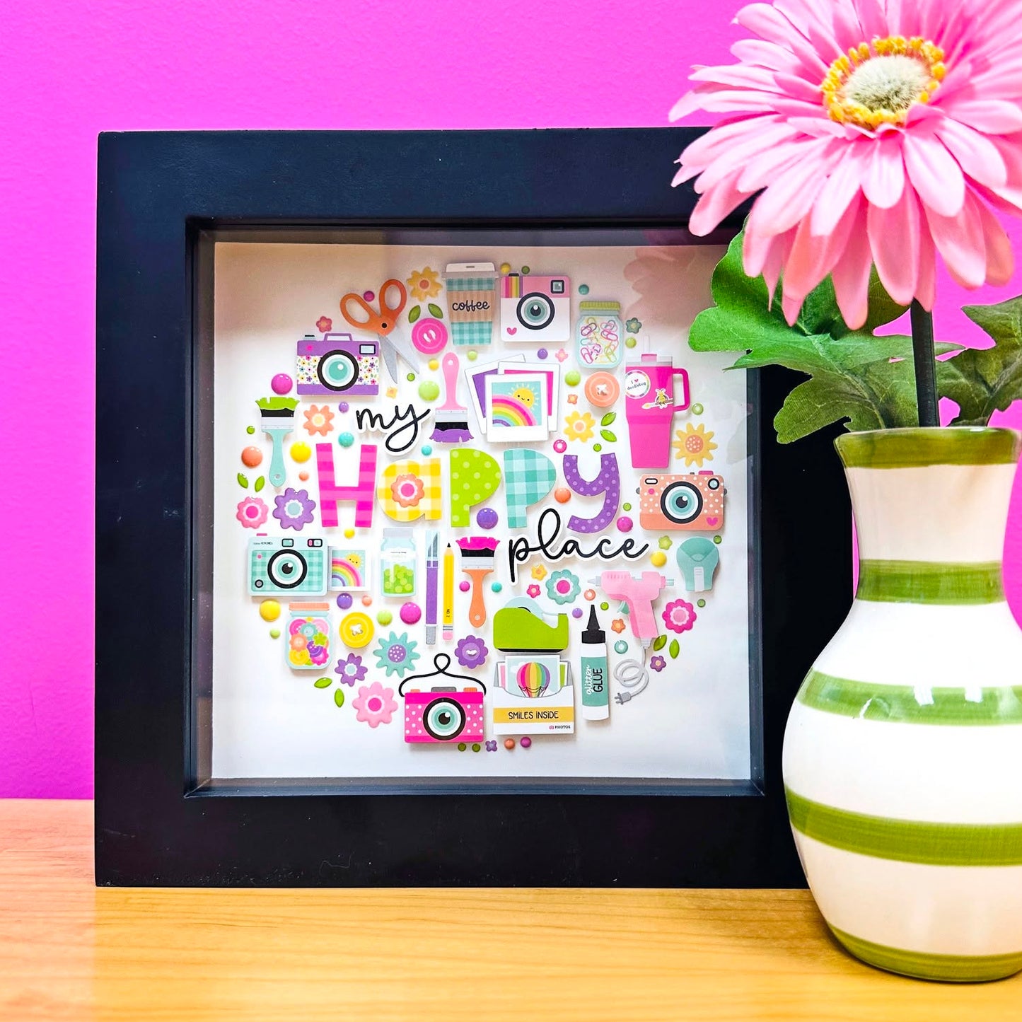 Doodlebug Shadowbox Kit - Color Me Crafty