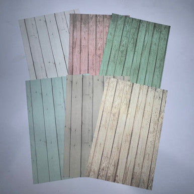 shabby Chic woodgrain Cardstock by Lisa Horton