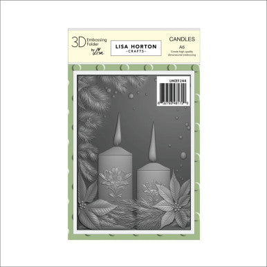 Candles 3D Embossing Folder by Lisa Horton