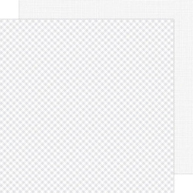 Doodlebug Design - Monochromatic Collection - 12 x 12 - Lily White