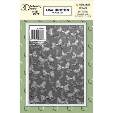 Blooming Bows 3D Embossing Folder by Lisa Horton