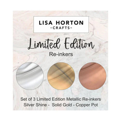 Limited Edition Lisa Horton Metallic Reinkers Gold Silver Copper