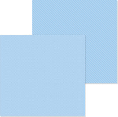 Doodlebug Design - Monochromatic Collection - dot/stripe - 12 x 12 - Bubble Blue
