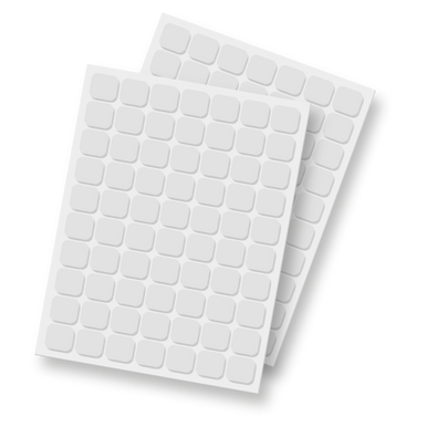 1/2" white foam squares by Scrapbook Adhesives