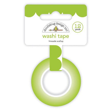 Limeade Scallop Washi by Doodlebug