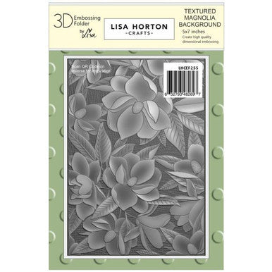 Textured Magnolia 3D Embossing Folder by Lisa Horton