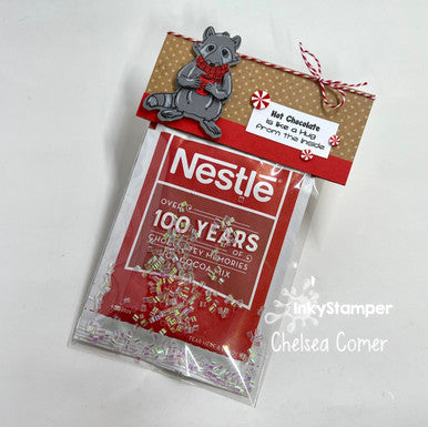 Hershey Miniature treats using Warm beverages stamp set by InkyStamper