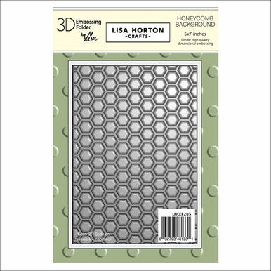 Honeycomb Background 3D Embossing Folder by Lisa Horton