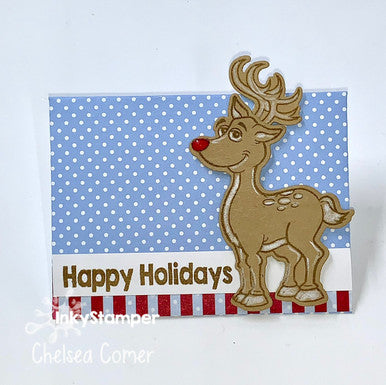 fun project using Deer stamp set by InkyStamper