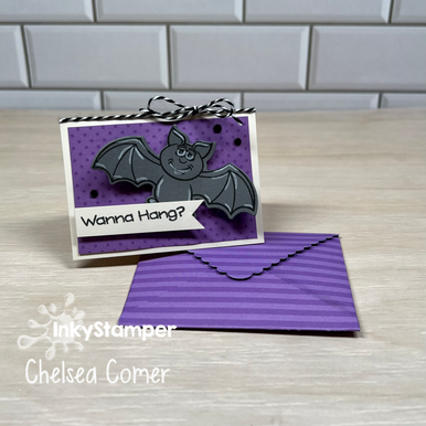 Bat Mini Card designed by InkyStamper