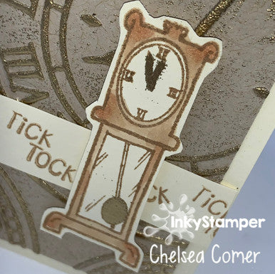 close up using Nutcracker stamp set by InkyStamper