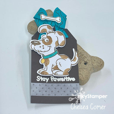 Dog treat using Dog stamps by InkyStamper