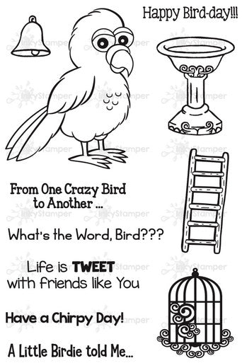 Bird Stamp Set by InkyStamper