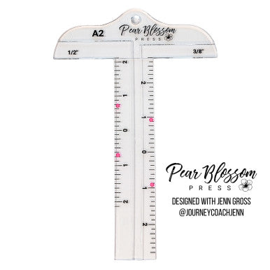 Card Maker's T-Square - for alignment on your cards by Pear Blossom Press