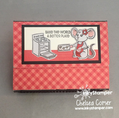 Recipe box using Cookies stamps by InkyStamper