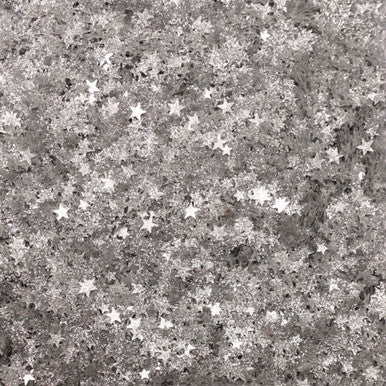 Silver Sparkle Stars by Trinity