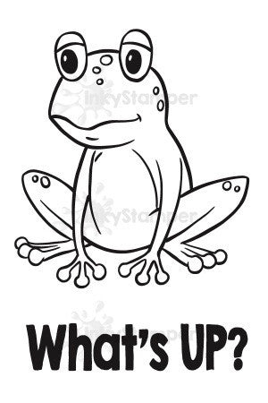 What's Up Stamp by InkyStamper