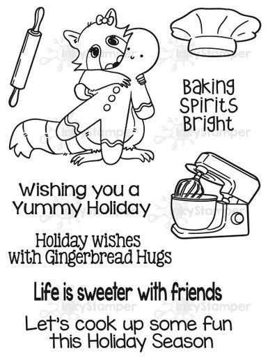 Gingerbread Set by InkyStamper