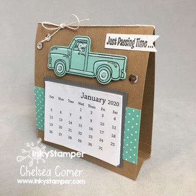 Vintage Truck Calendar by InkyStamper