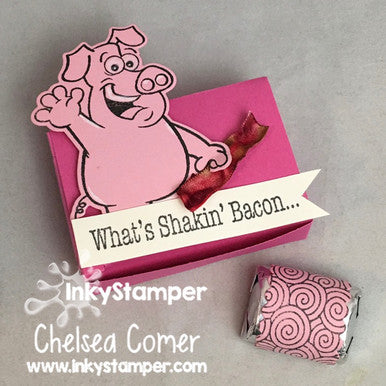 fun treat creation made with Pig Cause stamps by InkyStamper