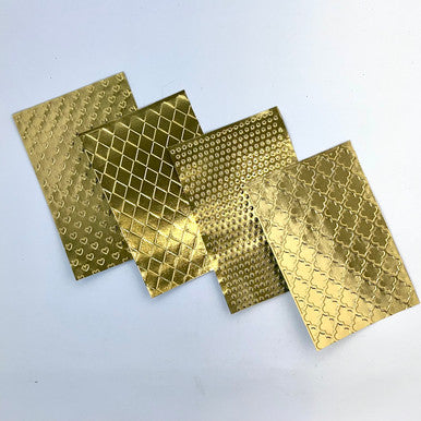 Dots, Diamonds, Hearts, Lattice Embossing Folders