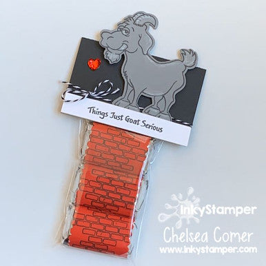 treat creation made with Goat stamps by InkyStamper