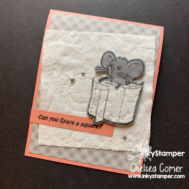 fun card using TP stamp set by InkyStamper