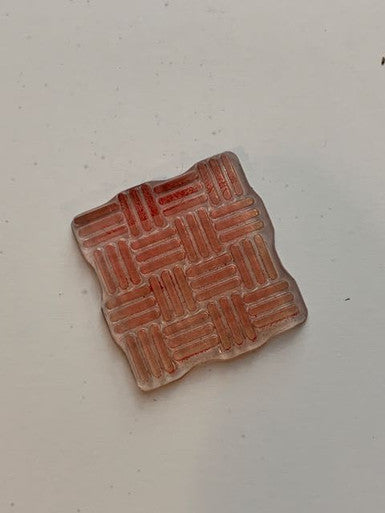 Here is a dirty stamp with red ink