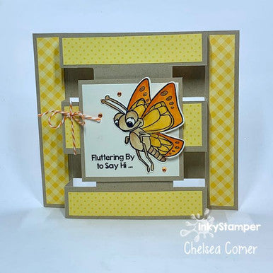 Butterfly Tower Card
