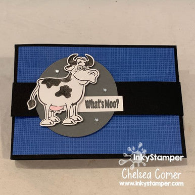 creation made with Cow stamps by InkyStamper