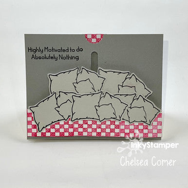 Slothsome peak-a-boo card featuring Sloth Stamp Set by InkyStamper
