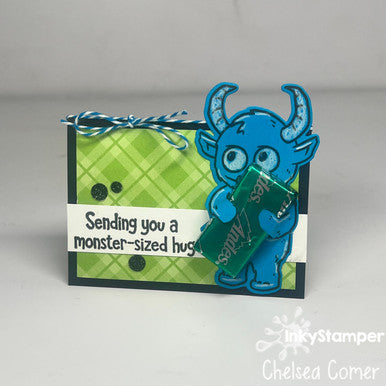 Mini Bonus Note Card including treat by InkyStamper