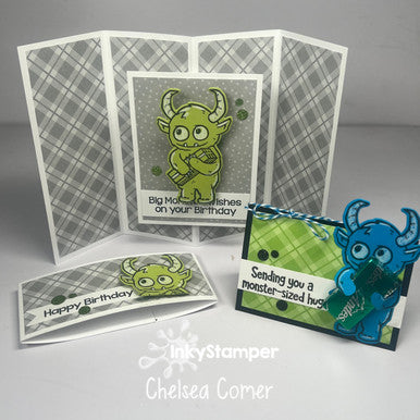 Gifter Pop-Up Card and treat Kit by InkyStamper