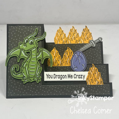 Fun card made with Side Stepper Die