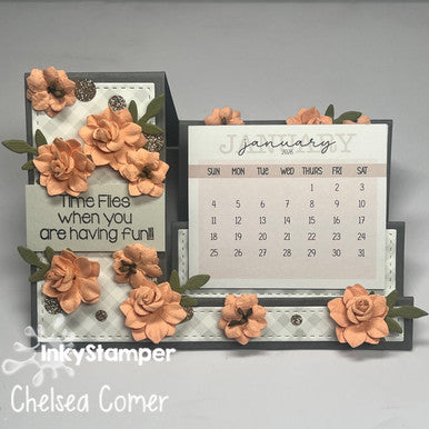 Fun calendar made with Side Stepper Die