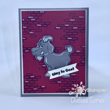 creation made with Goat stamps by InkyStamper