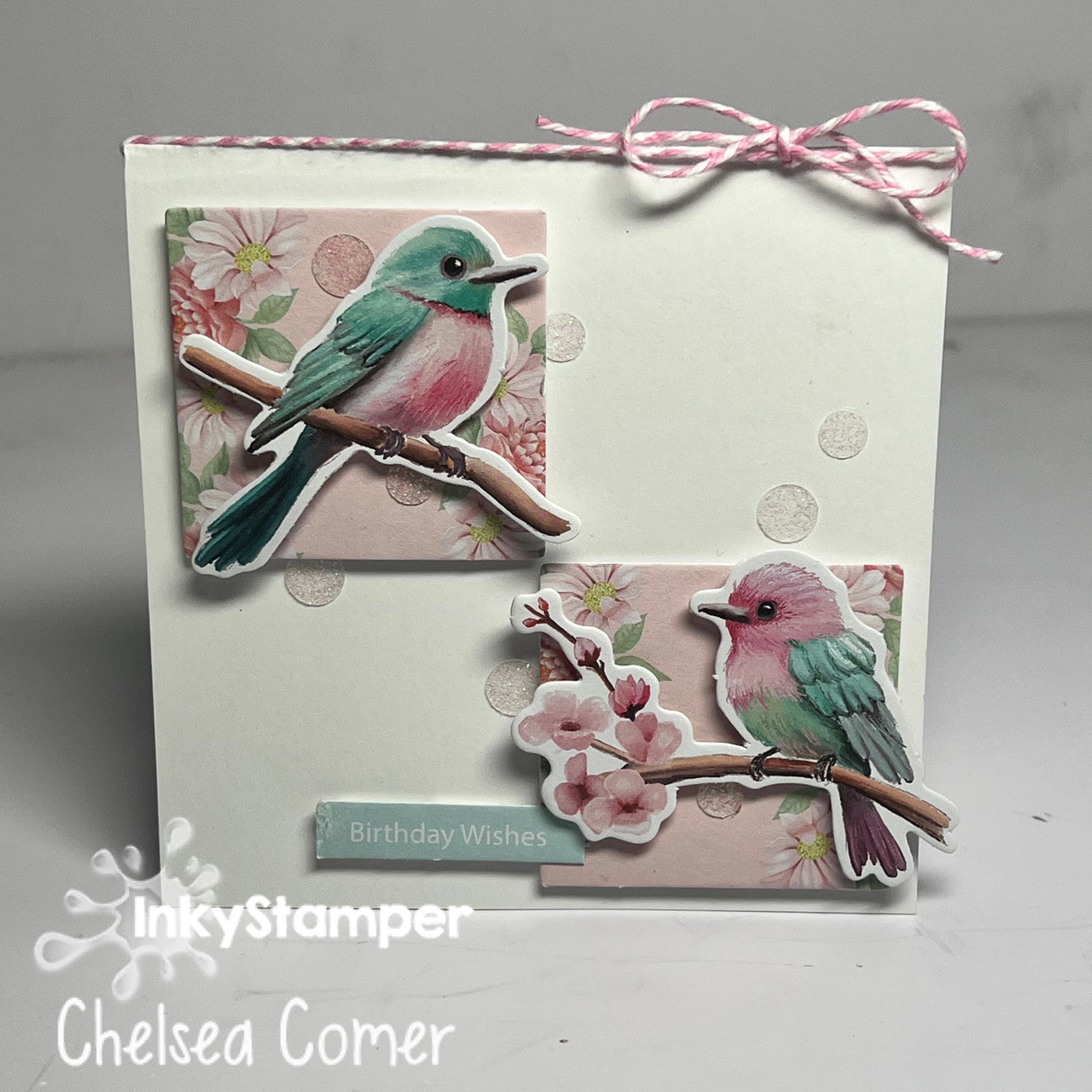 Square block card