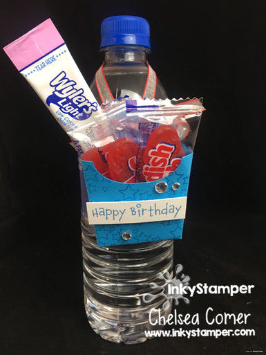 water and drink treat holder using Small Fry Box by InkyStamper