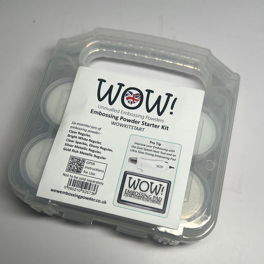 WOW! Embossing Powder Starter Kit packaging on a white background