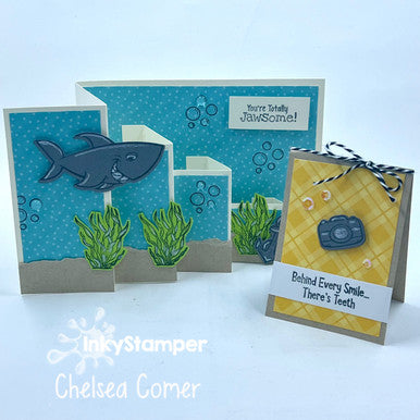Jawsome Card by InkyStamper for OOAK