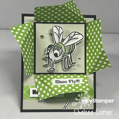 Pinwheel Pop Card Open
