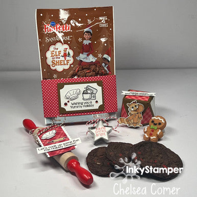 Cooking up some fun with the Gingerbread stamp set by InkyStamper