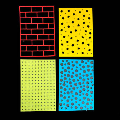Frameworks Dies by InkyStamper are fun for die cut backgrounds