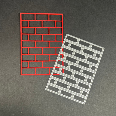 Frameworks 1 by InkyStamper includes brick wall die