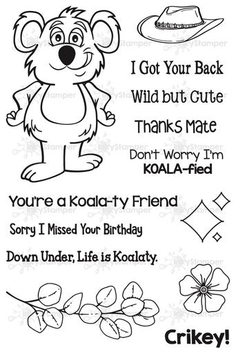Koala Stamp Set by InkyStamper