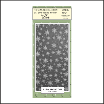 Starry Night 3D Embossing Folder by Lisa Horton