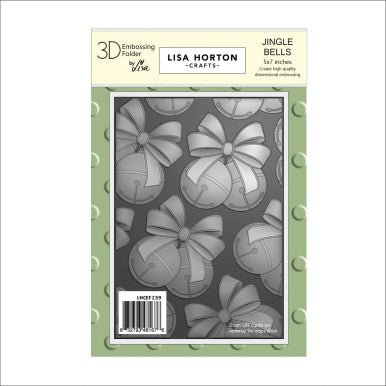 Jingle Bells 3D Embossing Folder  by Lisa Horton