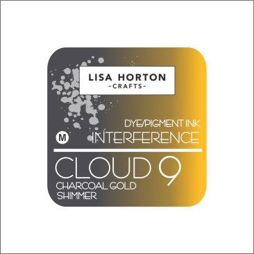 Lisa Horton Cloud 9 Interference Ink - Charcoal Gold Shimmer