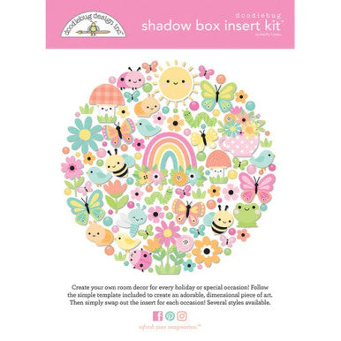 Butterfly Kisses Shadow Box Kit by Doodlebug