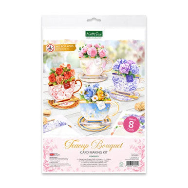 Teacup Bouquet Cards by Katy Sue